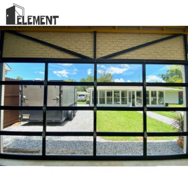 Perspectief raam garagedeur